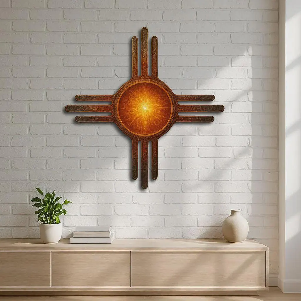 resimler/genel/Zia Güneşi Metal Duvar Tablosu