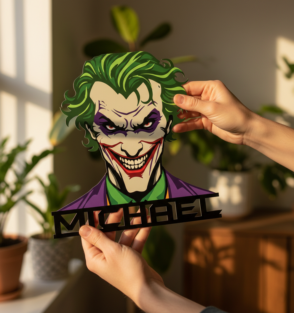 resimler/genel/Kişiye Özel Joker Duvar Tablosu