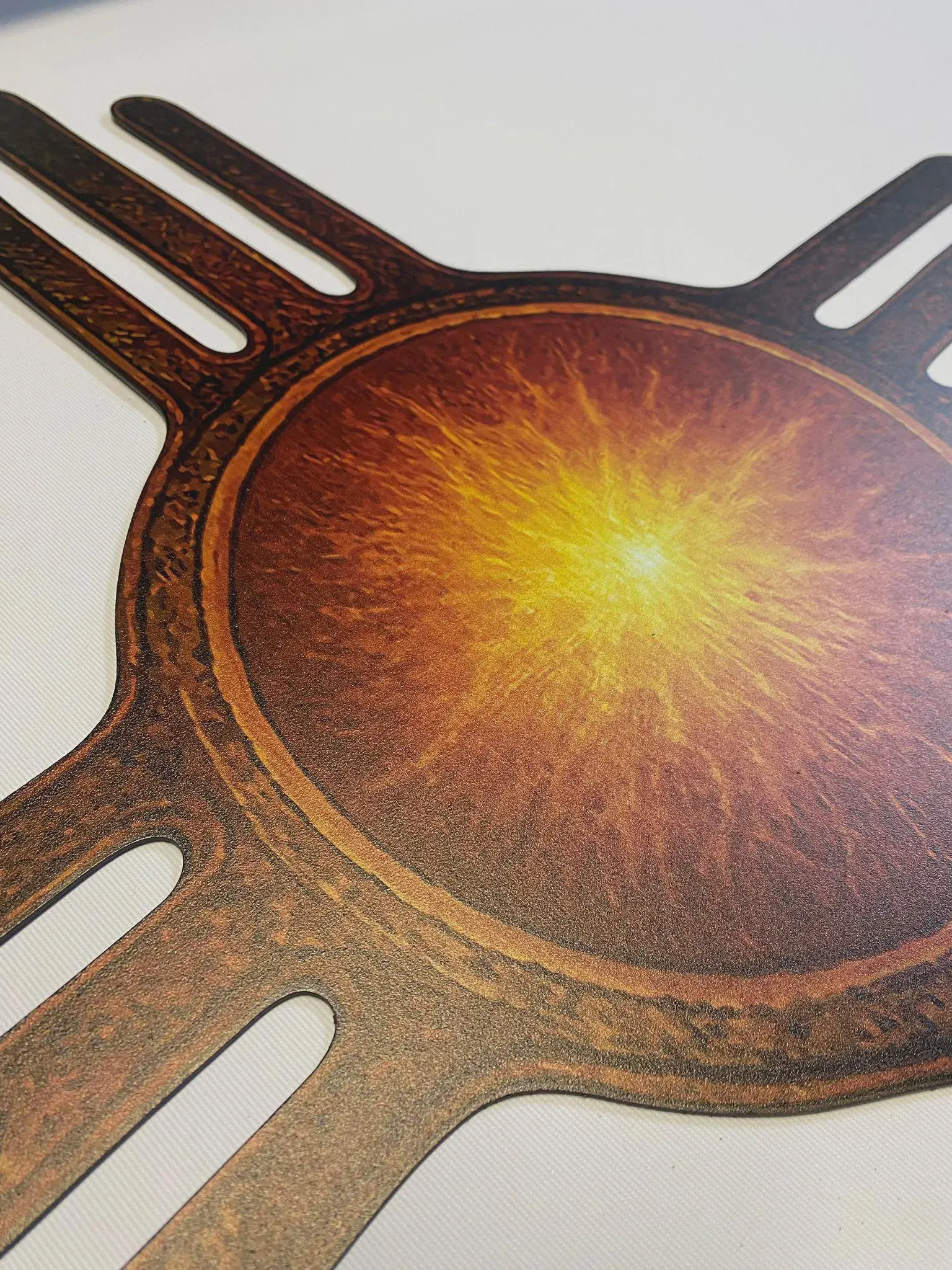 Zia Güneşi Metal Duvar Tablosu